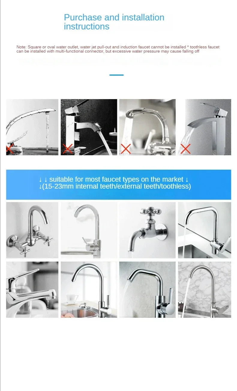 3000W Kitchen Electric Water Heater Tap Instant Hot Water Faucet Heater Cold Heating Faucet Tankless Instantaneous Water Heater