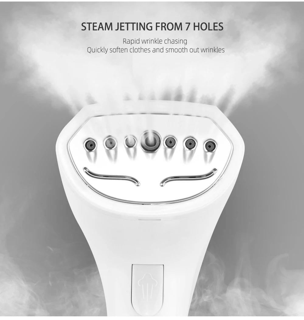 ROSPEC 1100W Household Electric Handheld Cloth Steamer Portable Steam Hanging Ironing Machine Ironing Clothes Generator